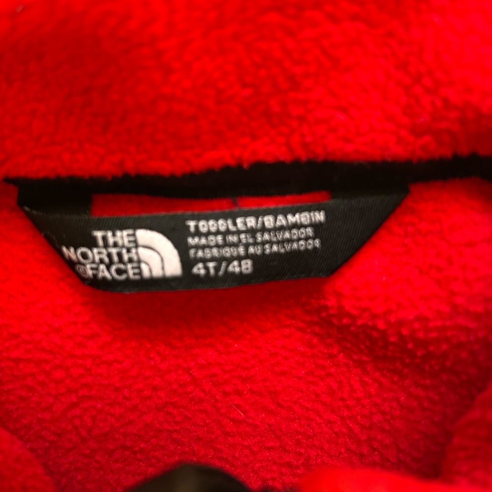 The North Face Red and Black Full-Zip Jacket - Picture 5 of 7